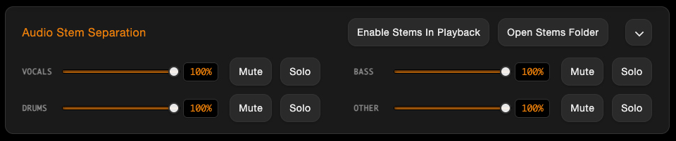 Audio Stem Separation